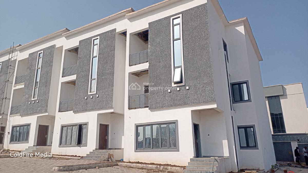 4 Bedroom Semi Finished Terrace Duplex with 1 Room Bq, By Aso Radio, Katampe (main), Katampe, Abuja, Terraced Duplex for Sale
