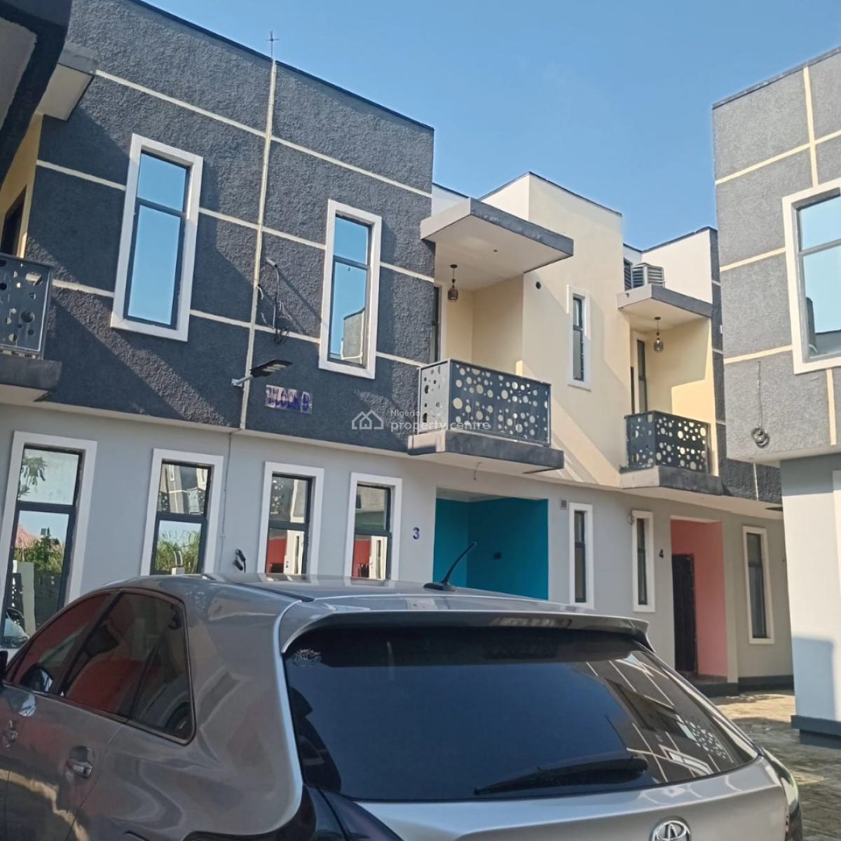 Exquisite 2 Bedroom Terrence Duplex with Another Small Room All Ensuite, Mega Estate, Badore, Ajah, Lagos, Terraced Duplex for Rent