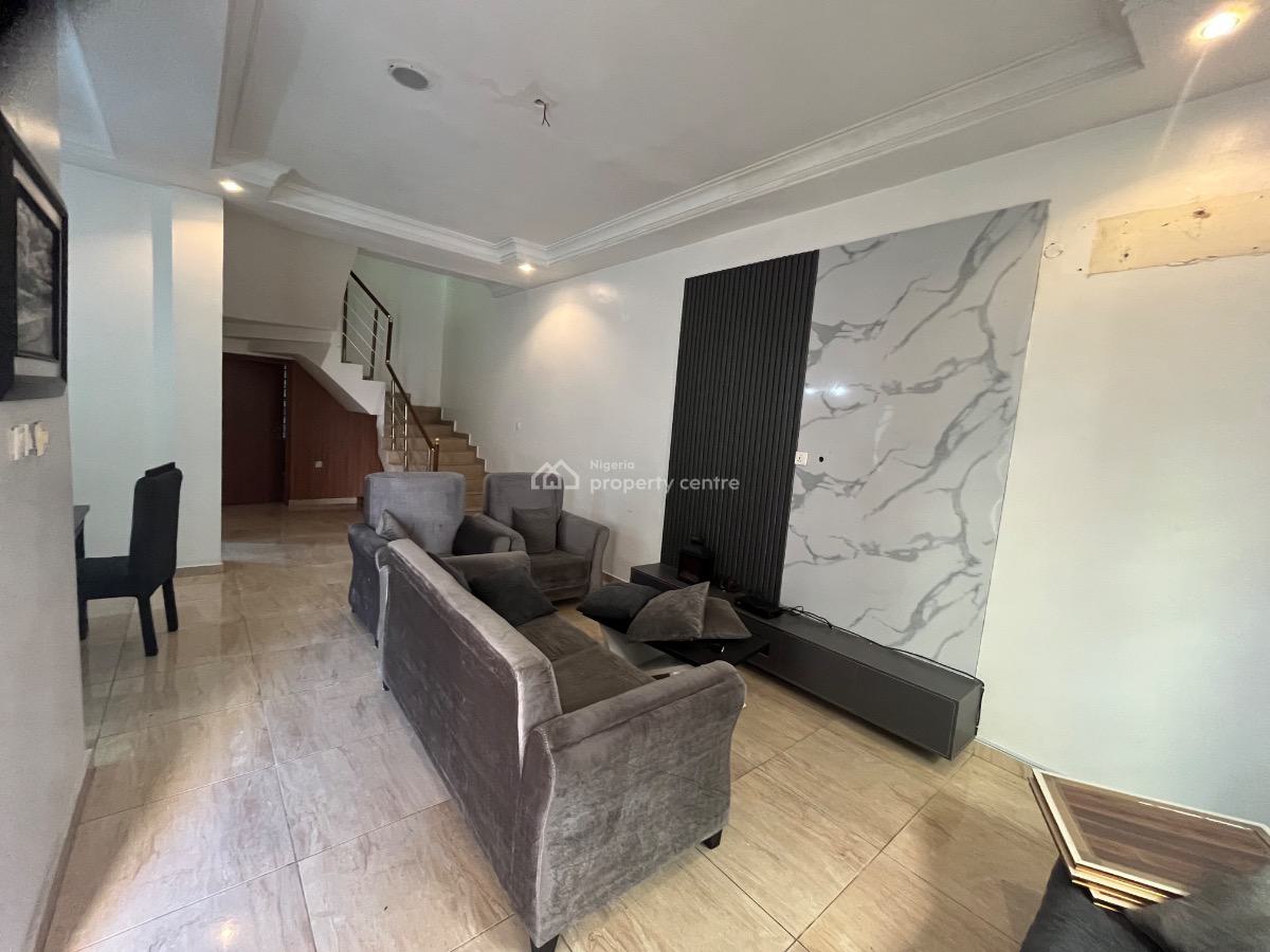 Spacious 4 Bedroom Semi Detached Duplex with Bq in a Secured Estate, Osapa London, Osapa, Lekki, Lagos, Semi-detached Duplex for Rent