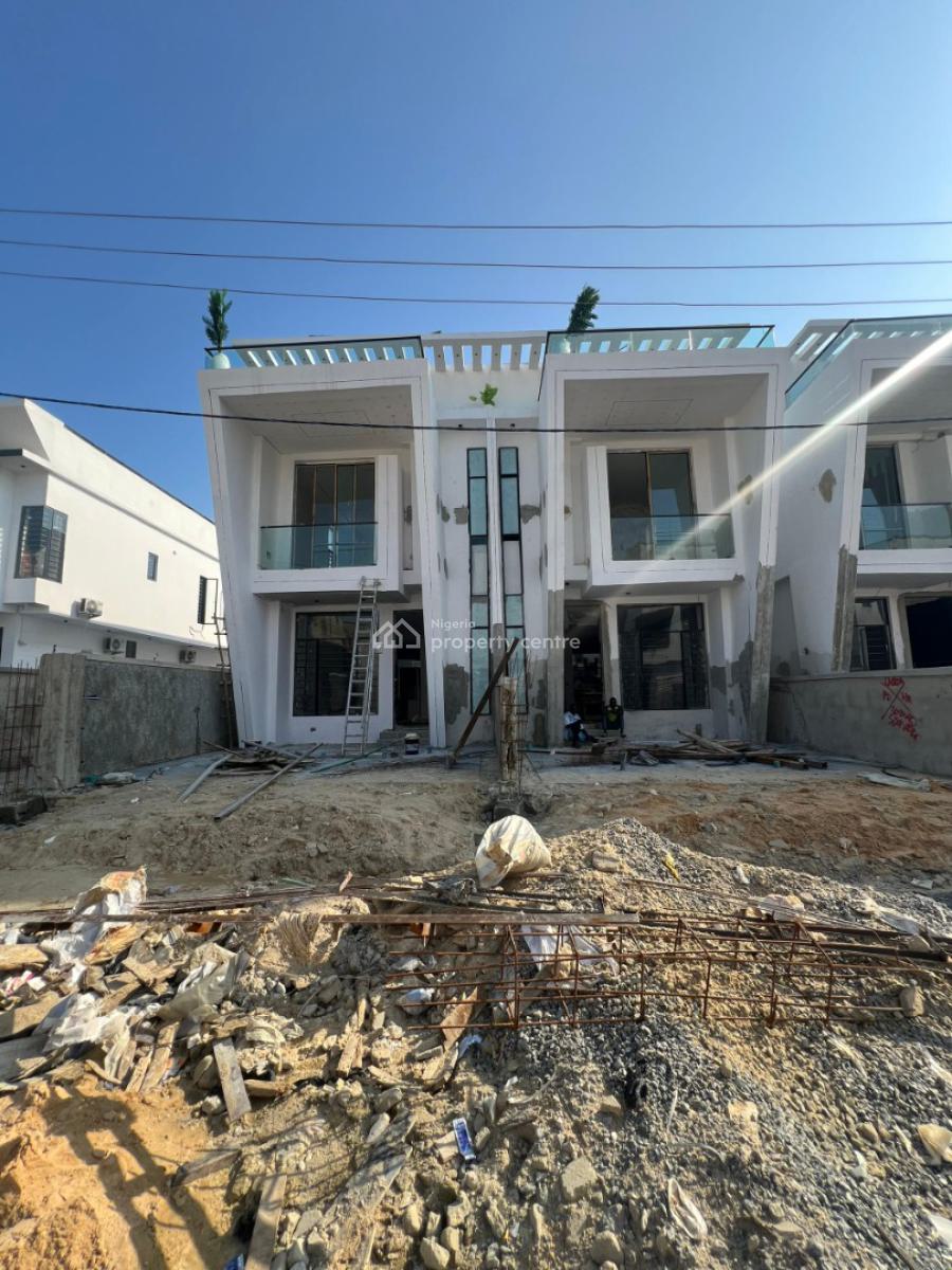 Lovely 4 Bedroom Semi Detached Duplex with Bq in a Secure Estate, Ikota, Lekki, Lagos, Semi-detached Duplex for Sale