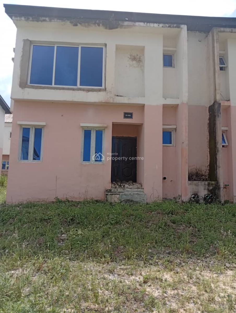 Standard 3 Bedroom Semi Detached Carcass House, Green Park Estate, Abijo, Lekki, Lagos, Semi-detached Duplex for Sale