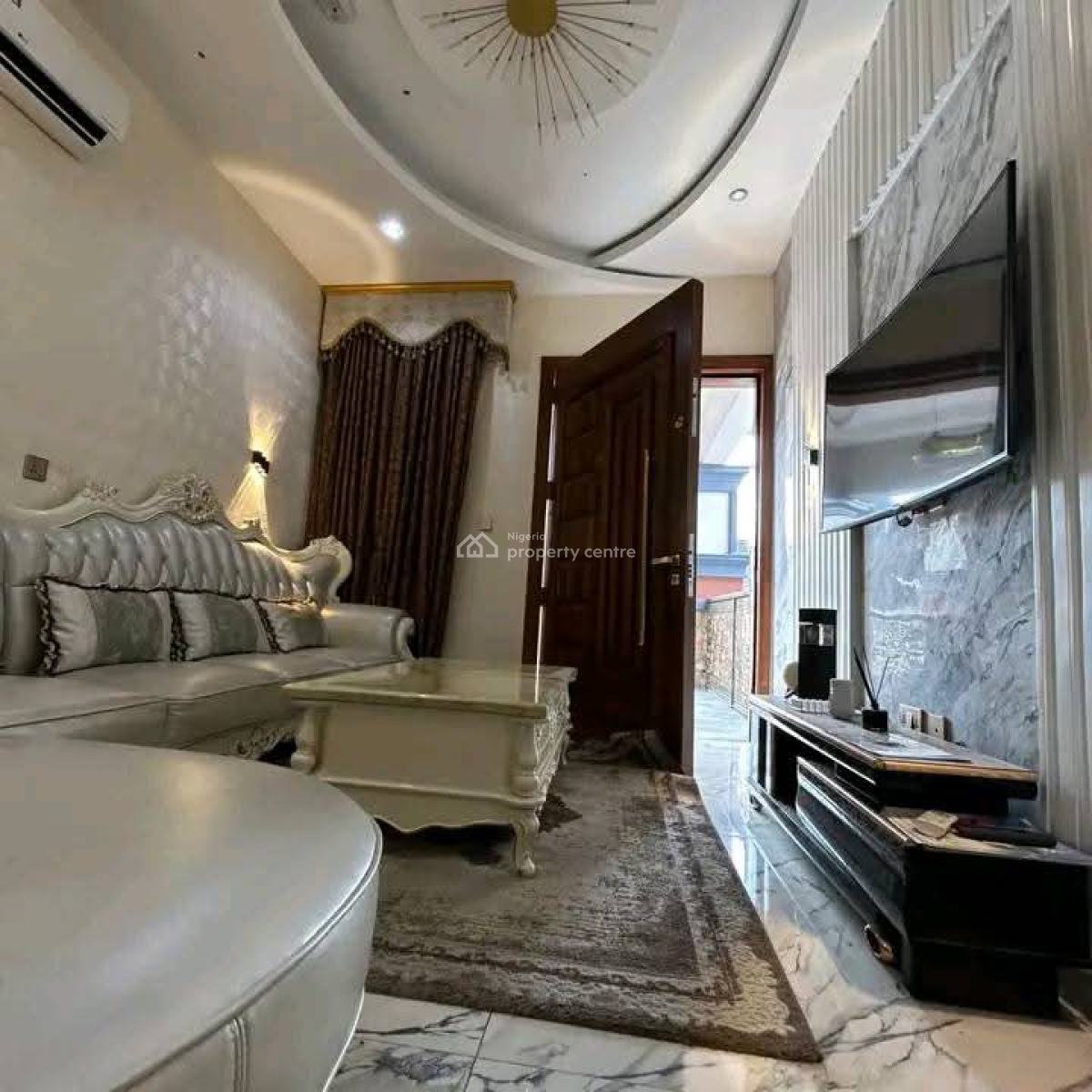 Luxury Furnished 5 Bedroom Duplex + Cenima & Bq., Naf Harmony Estate Eliozu, Port Harcourt, Rivers, Detached Duplex for Sale