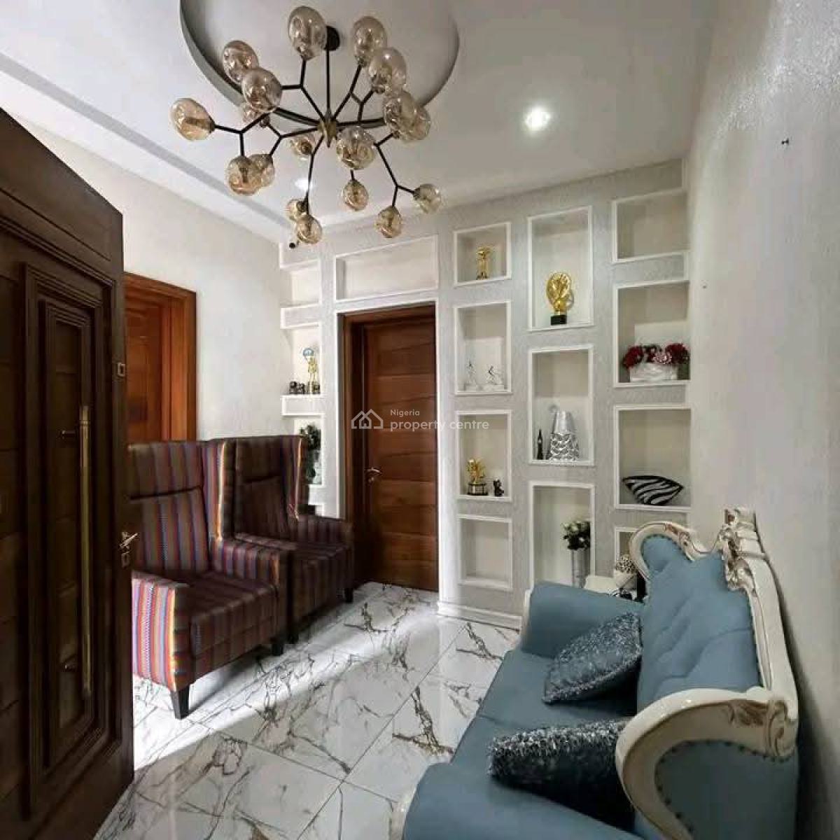 Luxury Furnished 5 Bedroom Duplex + Cenima & Bq., Naf Harmony Estate Eliozu, Port Harcourt, Rivers, Detached Duplex for Sale