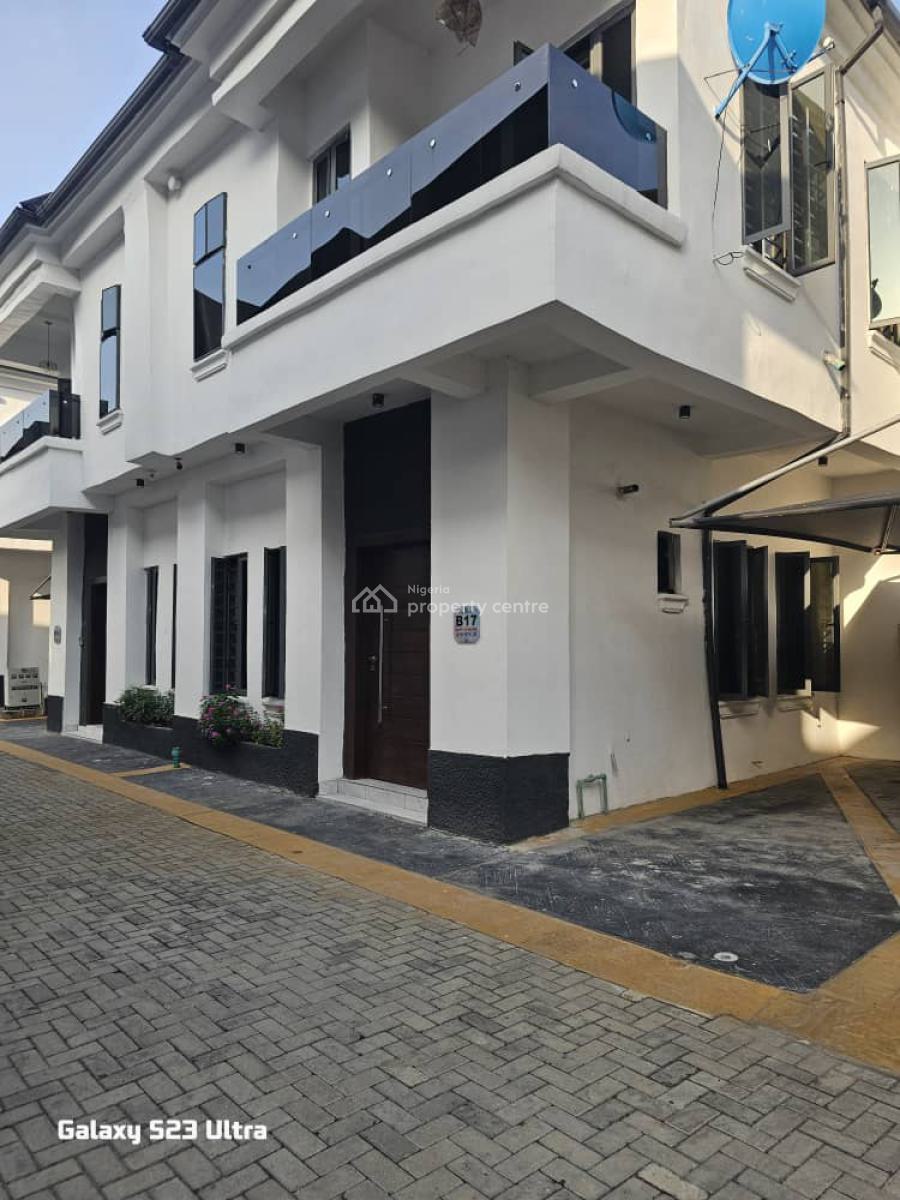 Architectural Built Luxury Serviced 4 Bedrooms Semi Detached Duplex, Orchid Road Before Roundabout, Lekki, Lagos, Semi-detached Duplex for Rent