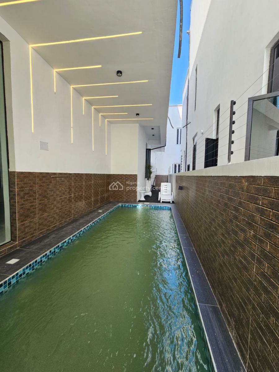 Contemporary 5 Bedroom Triplex with Bq, Pool,cinema in a Secure Estate, Orchid, Lekki, Lagos, House for Sale