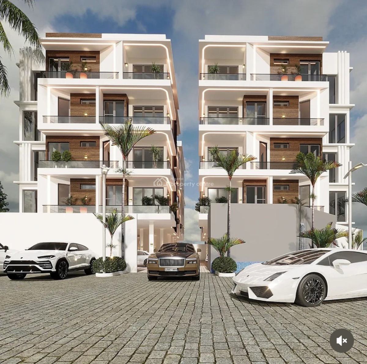 Lovely 2 Bedroom Apartment with Pool,elevator,gym and Bq, Lekki Phase 1, Lekki Phase 1, Lekki, Lagos, Block of Flats for Sale