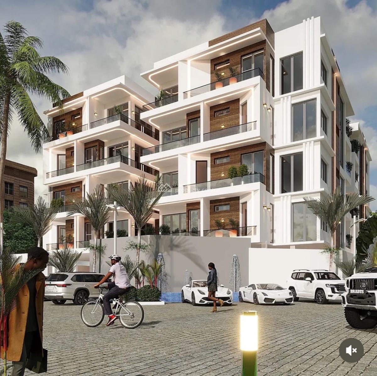 Lovely 2 Bedroom Apartment with Pool,elevator,gym and Bq, Lekki Phase 1, Lekki Phase 1, Lekki, Lagos, Block of Flats for Sale