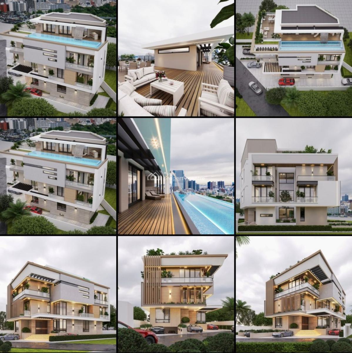 Luxury 5bedroom Duplex +swimming Pool, Guzape District, Abuja, Detached Duplex for Sale