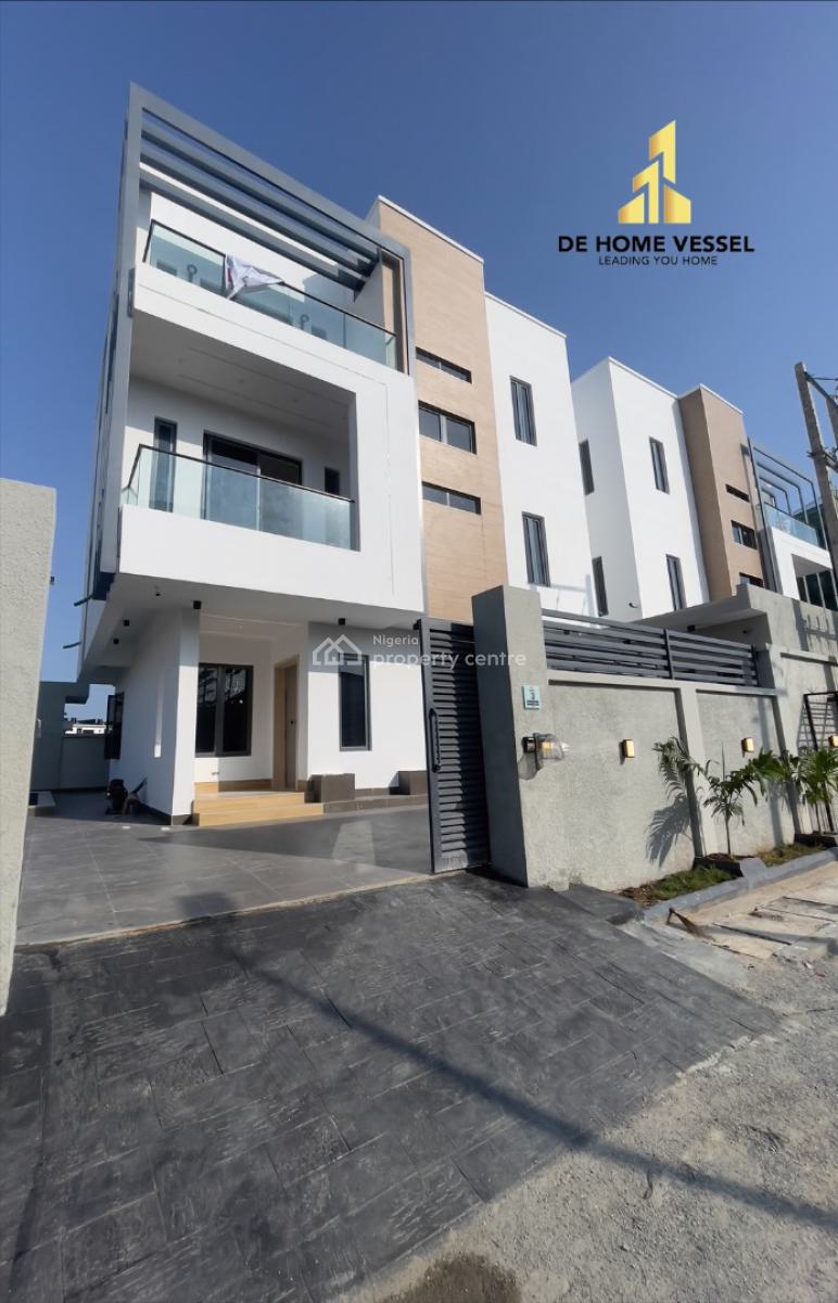 Outstanding Luxury 5 Bed Fully Detached Duplex with Pool and Bq, Lekki Phase 1, Lekki, Lagos, Detached Duplex for Sale