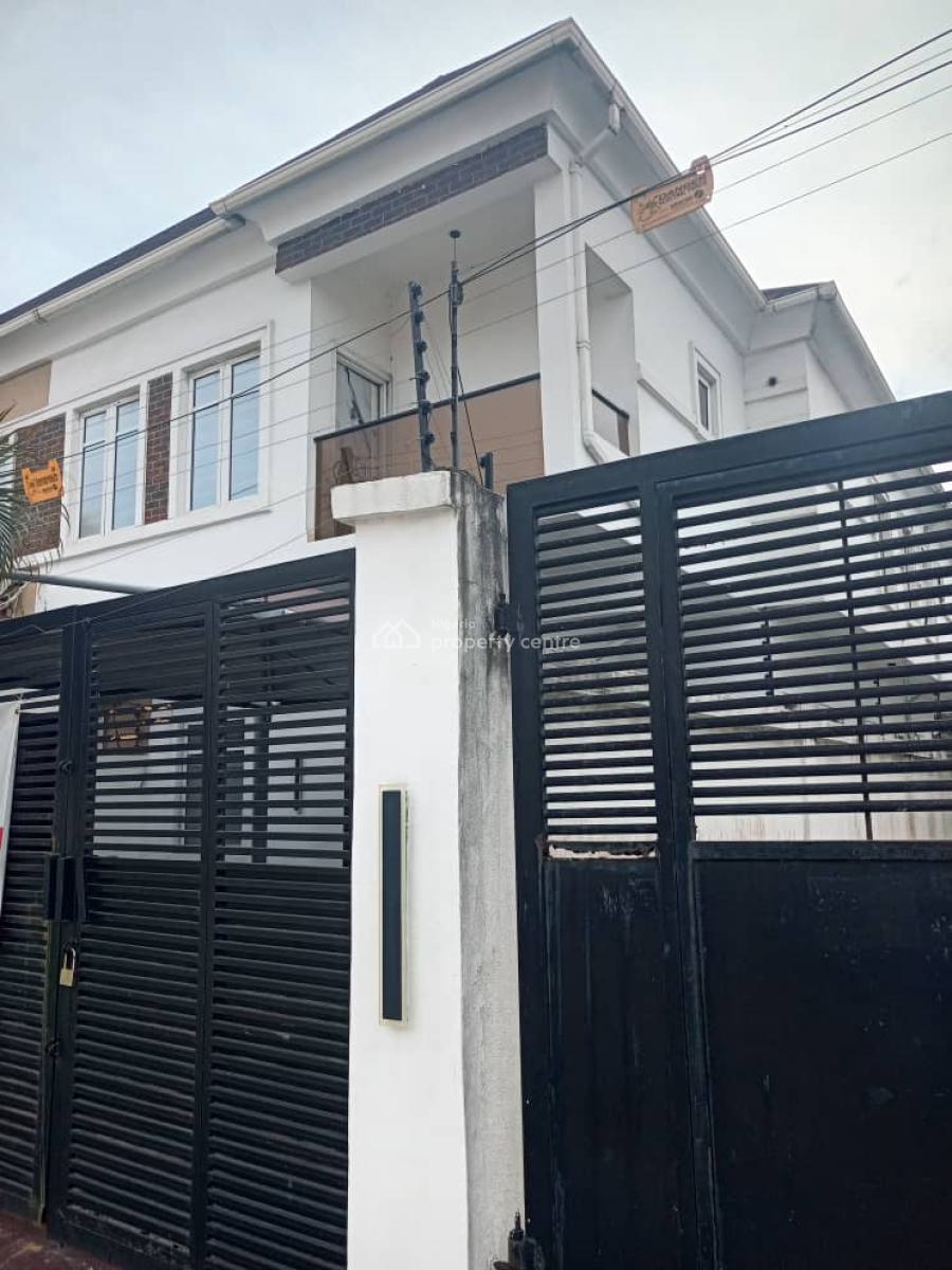 Sharp 4 Bedroom Semi Detached Duplex with Bq and Security, Chevron Drive, Lekki Phase 2, Lekki, Lagos, Detached Duplex for Sale