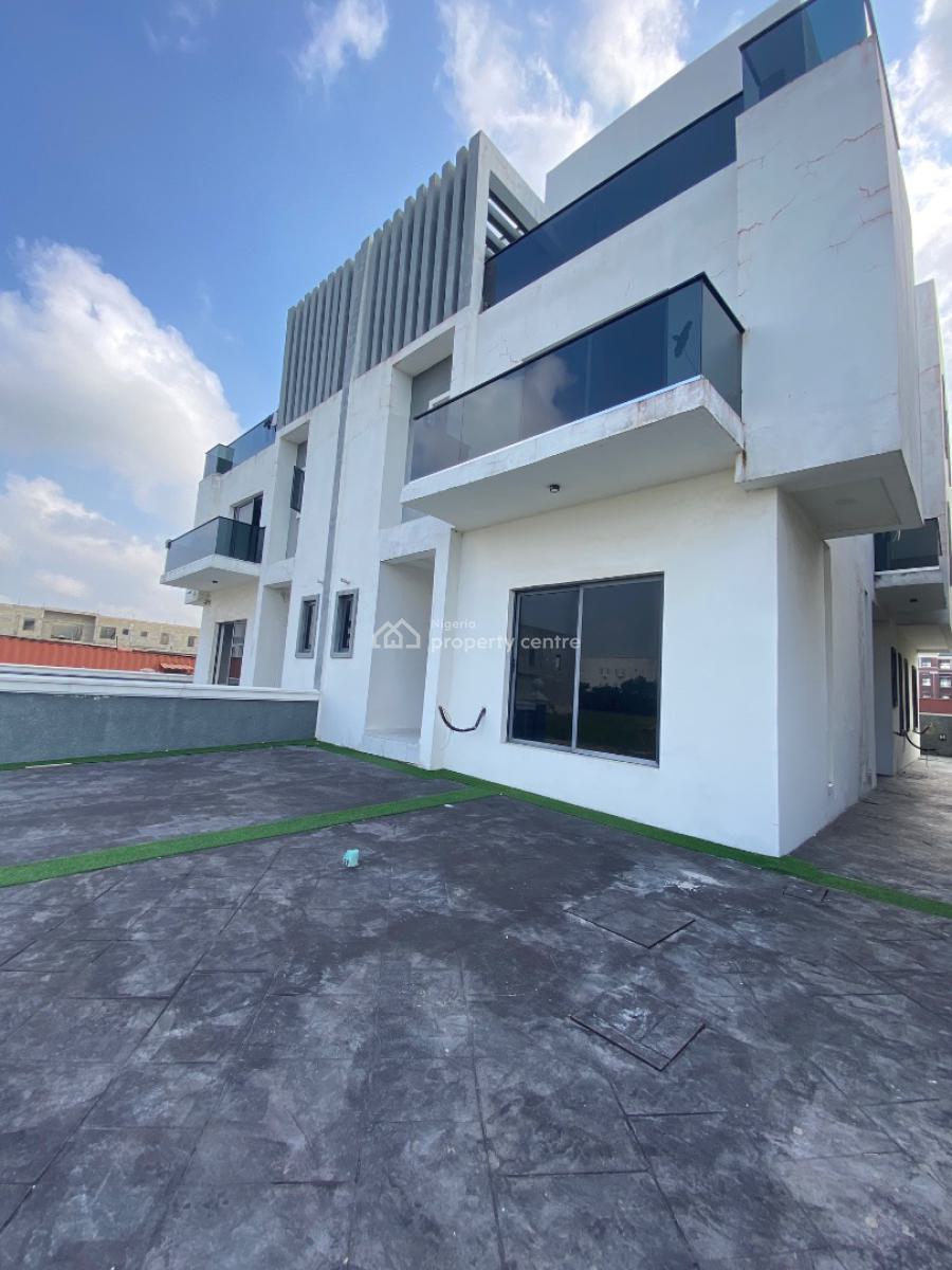 Luxury Spacious Modern 5bed Wt Bq, Spacious Compound in a Secured Est, Very Secured Est, Ogombo Road, Ajah, Lagos, Semi-detached Duplex for Sale