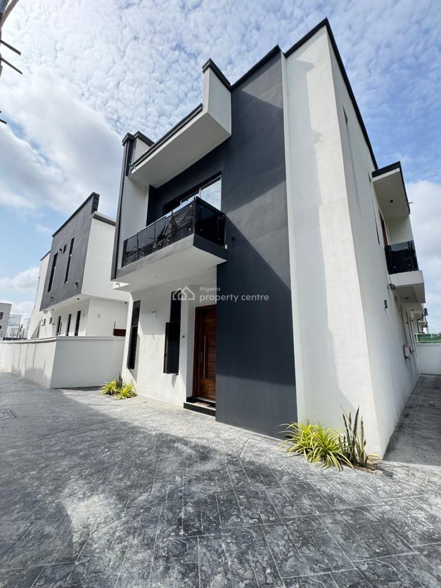 Unique 4 Bedroom Detached Duplex with Bq, Chevron, Lekki, Lagos, Detached Duplex for Sale