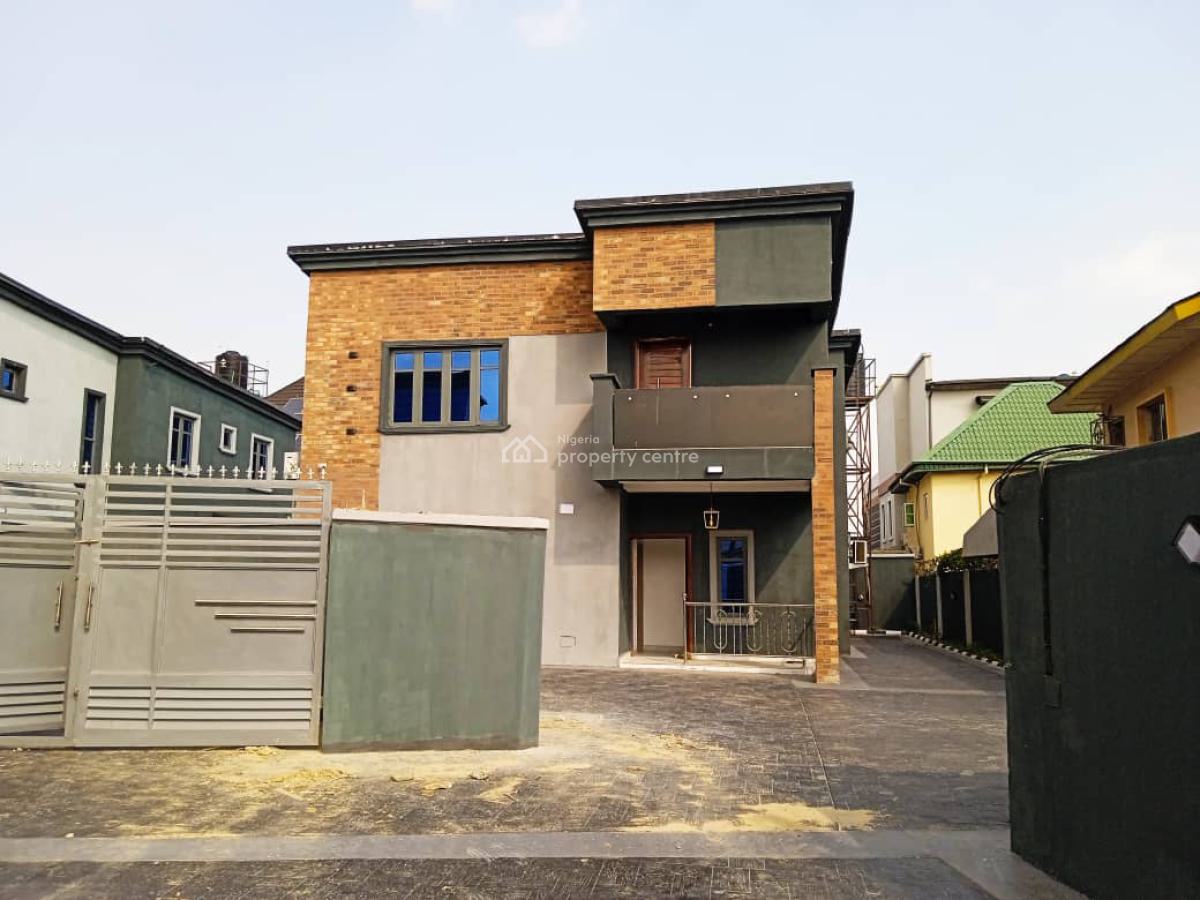 Brand New Spacious 4 Bedroom Detached House with Bq, Gra Phase 2, Magodo, Lagos, Detached Duplex for Rent