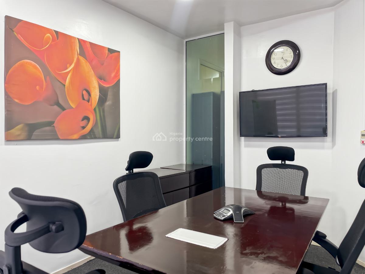 Open Plan Office Space for 10 Persons in Regus, 4th Floor,tower C,churchgate Plaza, Central Business District, Abuja, Office Space for Rent