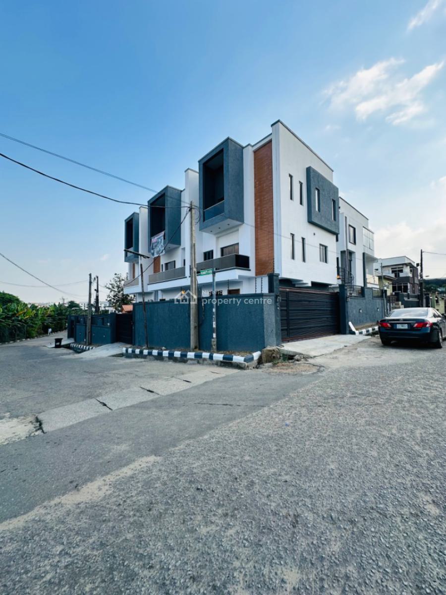 Newly Built 4 Bedroom Terrace Duplex in Good Neighborhood, Adeniyi Jones, Ikeja, Lagos, Terraced Duplex for Sale