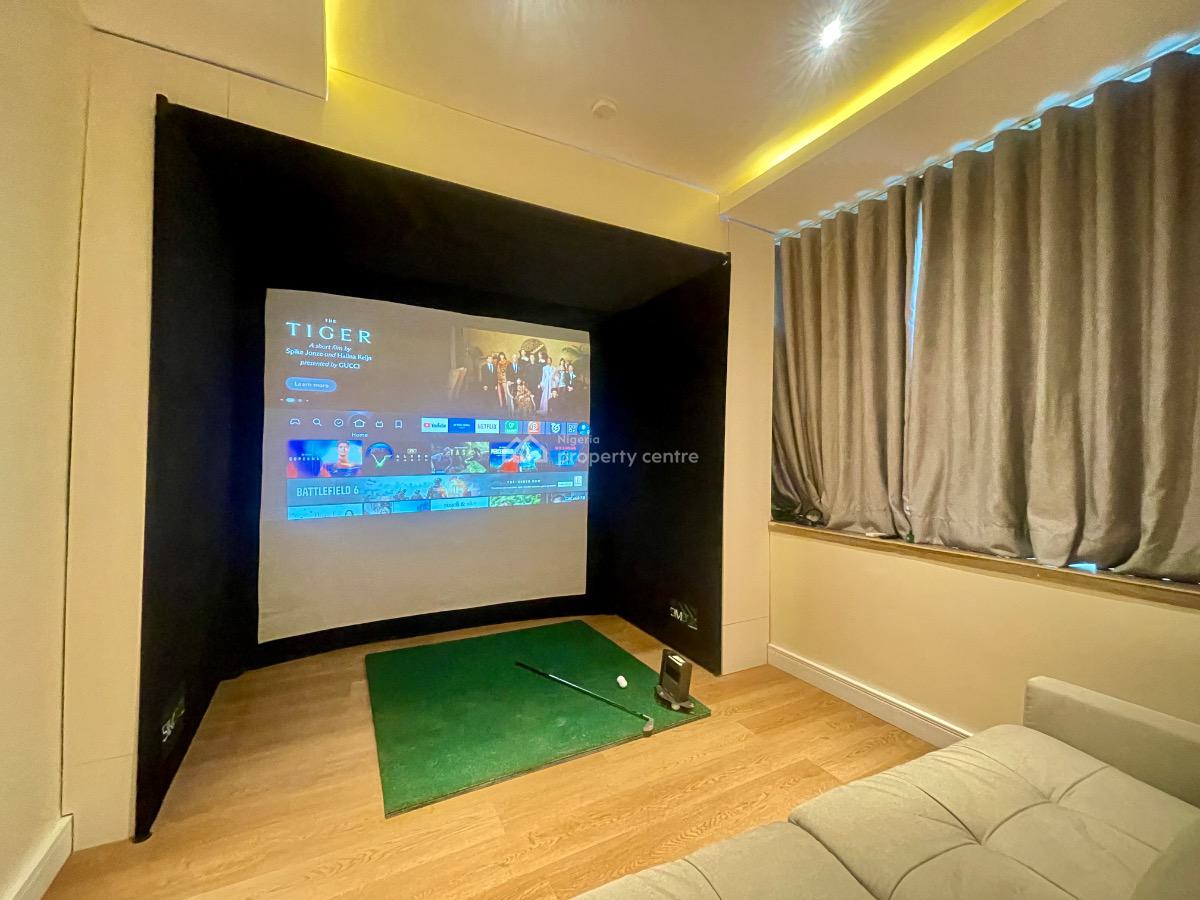 Exquisite 3 Br Maisonette W/ Cinema & Pool, Kunle Ogunba Street, Lekki Phase 1, Lekki, Lagos, Flat / Apartment Short Let