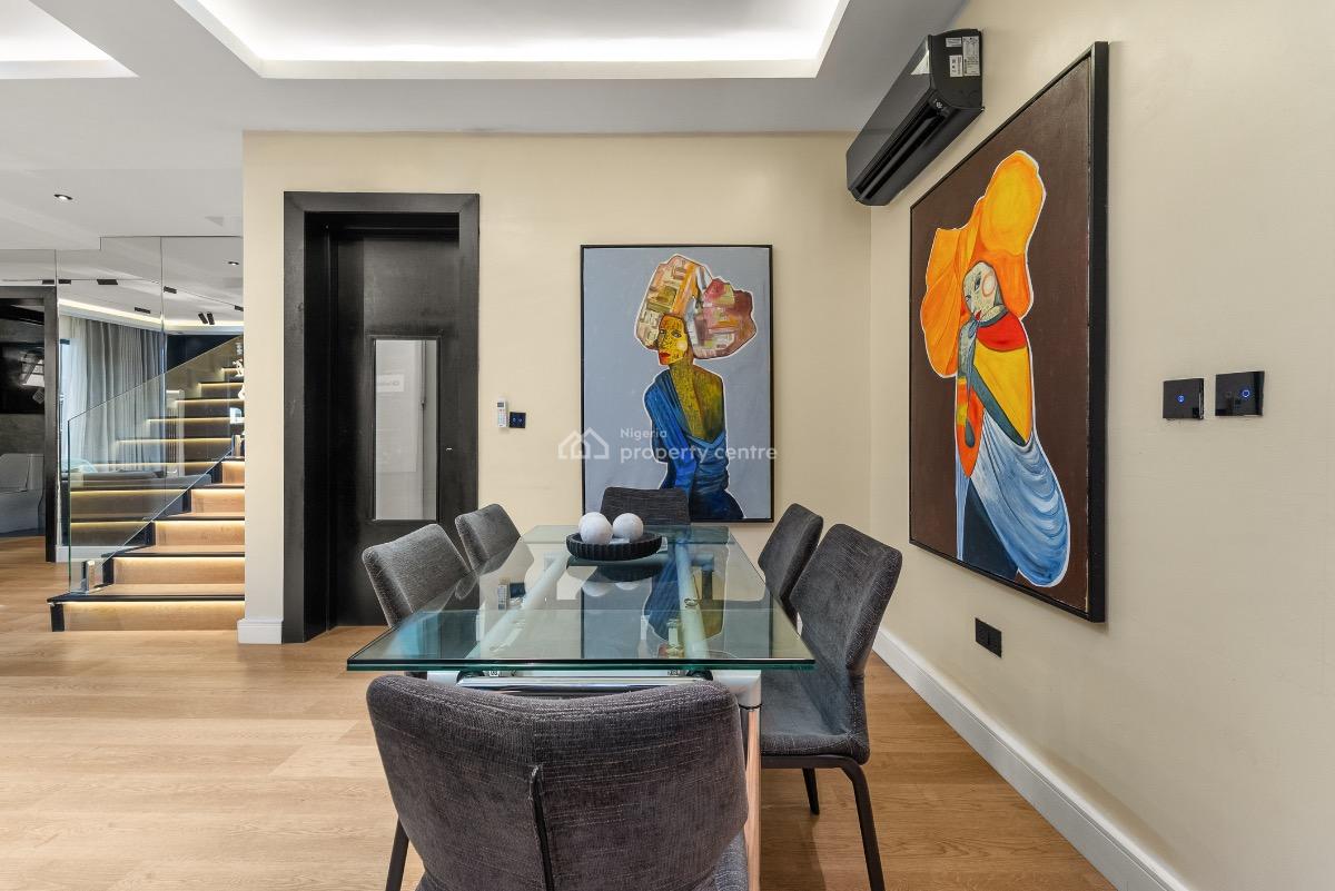 Exquisite 3 Bedroom Maisonette with Cinema & Pool, Kunle Ogunba Street, Lekki Phase 1, Lekki, Lagos, Flat / Apartment Short Let