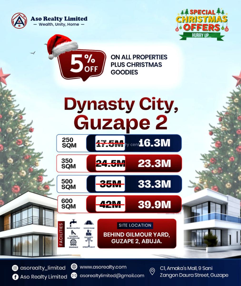 Dyansty City Guzape 2, Guzape 2, Guzape District, Abuja, Residential Land for Sale
