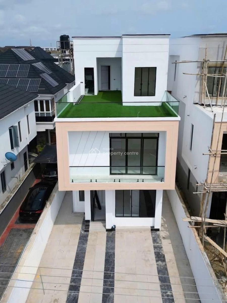 Newly 5 Bedroom Detached Home with Swimming Pool and Rooftop Terrace, Ologodo, Lekki, Lagos, Terraced Duplex for Sale