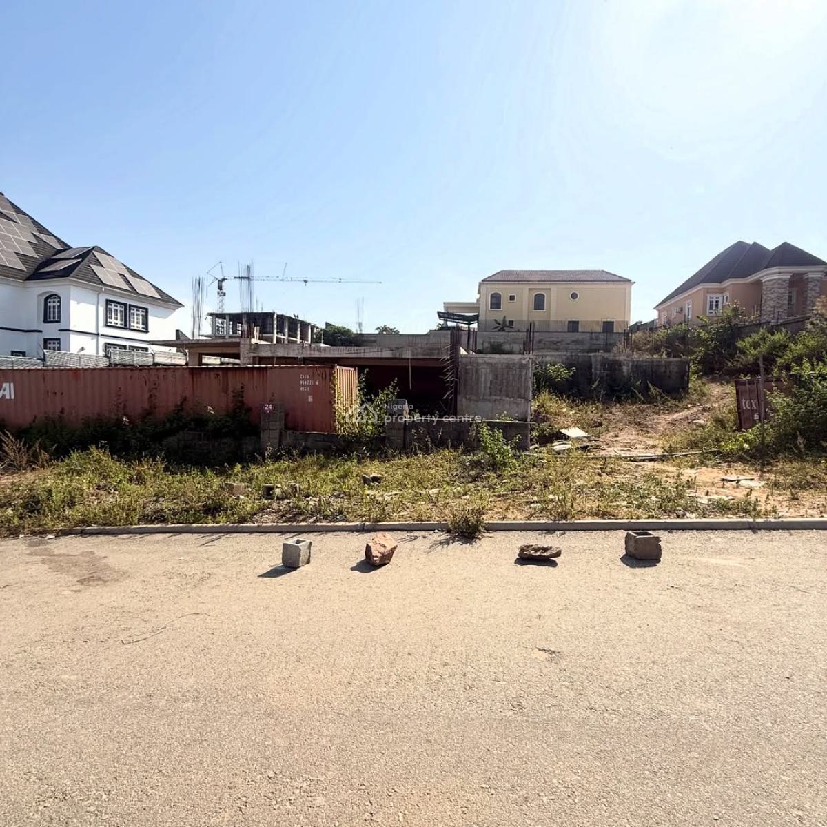 Newly Built 7 Bedrooms Semi Finish Mansion, Serene Environment, Asokoro District, Abuja, Detached Duplex for Sale