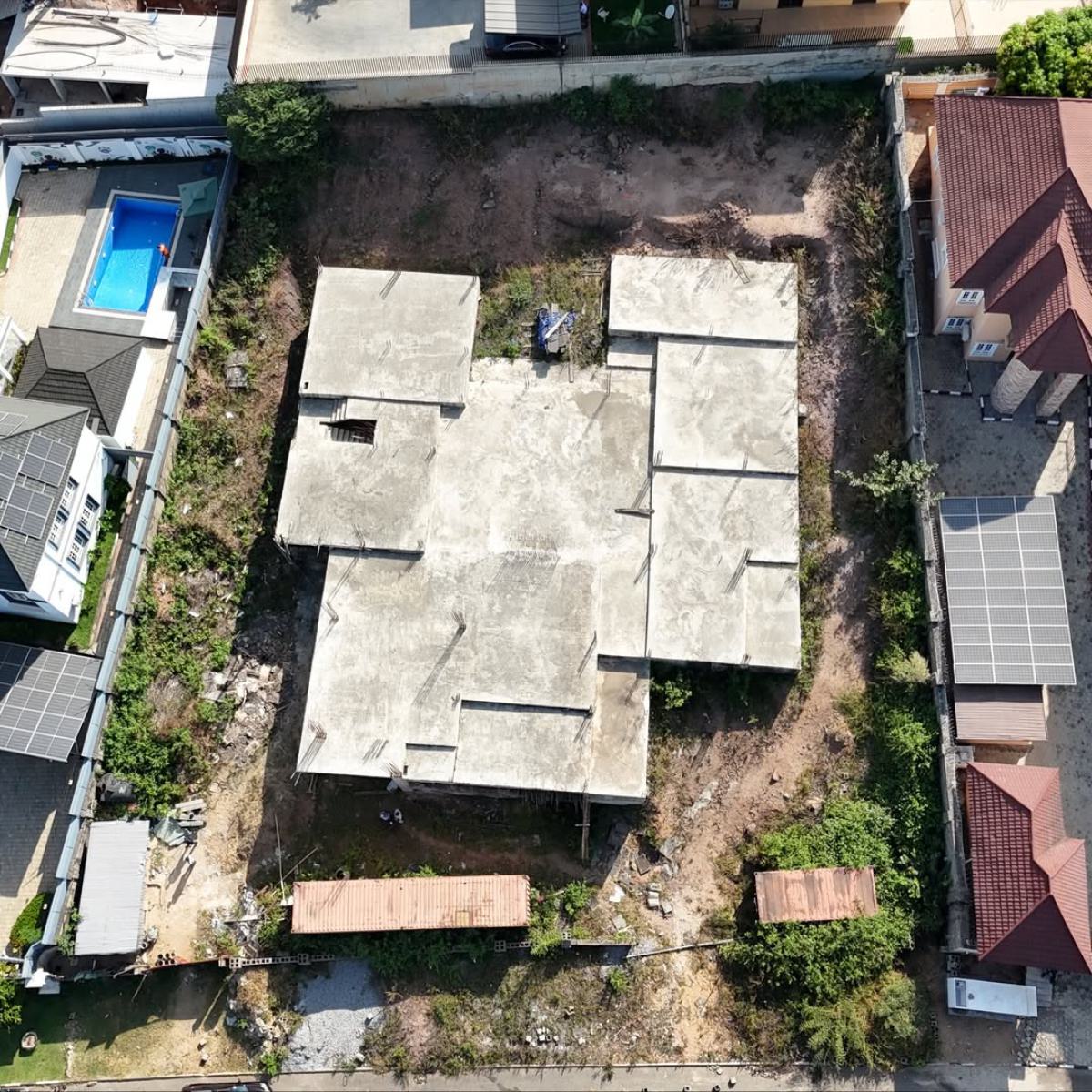 Newly Built 7 Bedrooms Semi Finish Mansion, Serene Environment, Asokoro District, Abuja, Detached Duplex for Sale