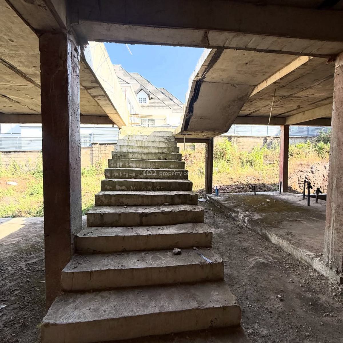 Newly Built 7 Bedrooms Semi Finish Mansion, Serene Environment, Asokoro District, Abuja, Detached Duplex for Sale