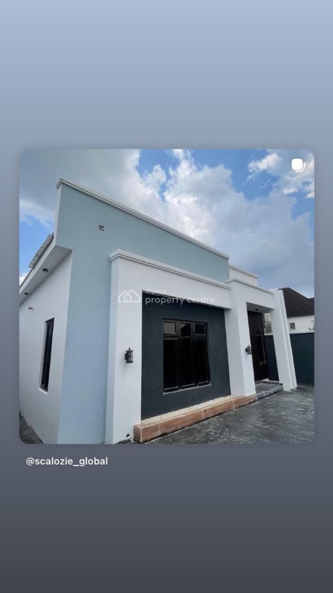 Modern Contemporary 4 Bedroom Bungalow, Omachi Estate, Rumuodomaya, Port Harcourt, Rivers, Detached Bungalow for Sale