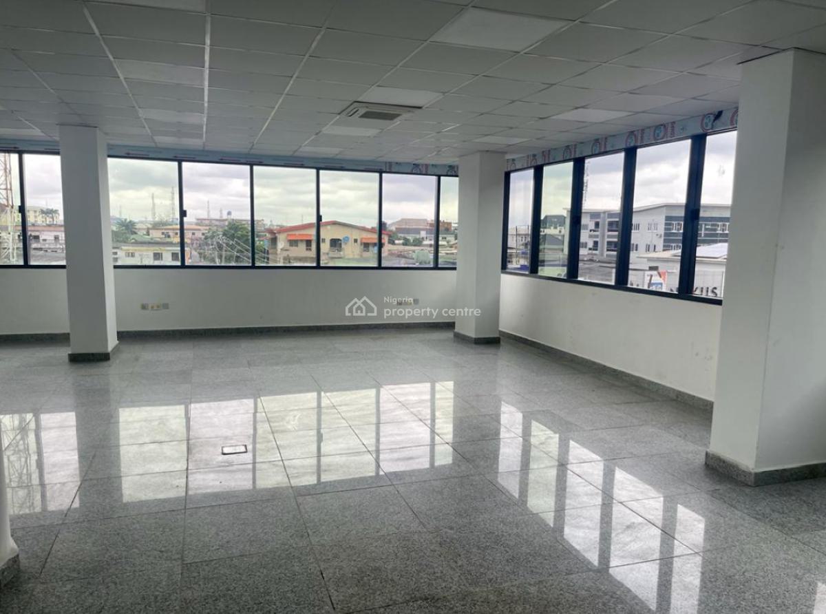 Open Plan Office Space (256sqm) 1st Floor, Directly on Allen Avenue Ikeja, Allen, Ikeja, Lagos, Office Space for Rent