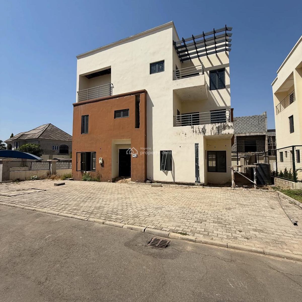 Elegant 6 Bedroom Detached Duplex (corner Unit) 2 Rooms Bq, Apo, Abuja, Detached Duplex for Sale