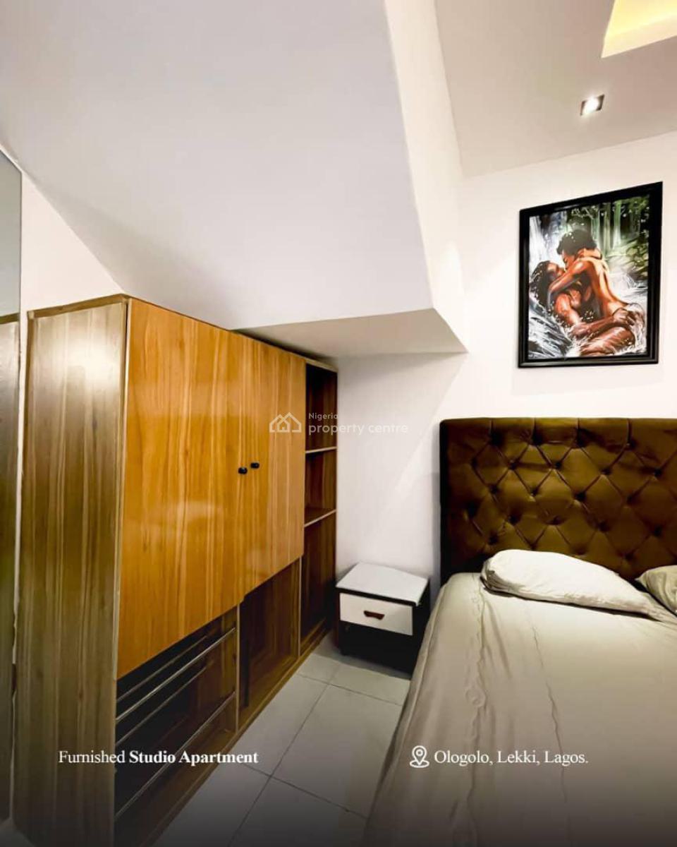 Fully Furnished Studio Apartment, Spg Road, Ologolo, Lekki, Lagos, Flat / Apartment for Rent