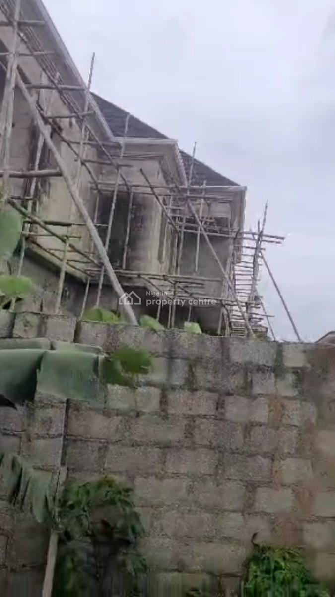 60% Completed 5bedroom Duplex with Gym House and Security House, Cement Bustop Close Too Mongoro, Ikeja, Lagos, Detached Duplex for Sale