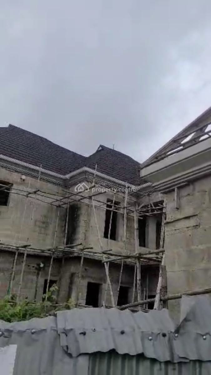 60% Completed 5bedroom Duplex with Gym House and Security House, Cement Bustop Close Too Mongoro, Ikeja, Lagos, Detached Duplex for Sale