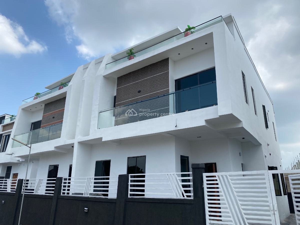 Luxury 4 Bedroom Duplex with Bq at Ajah, Atlantic  Nominee Layout Estate, Ajah, Lagos, Semi-detached Duplex for Sale