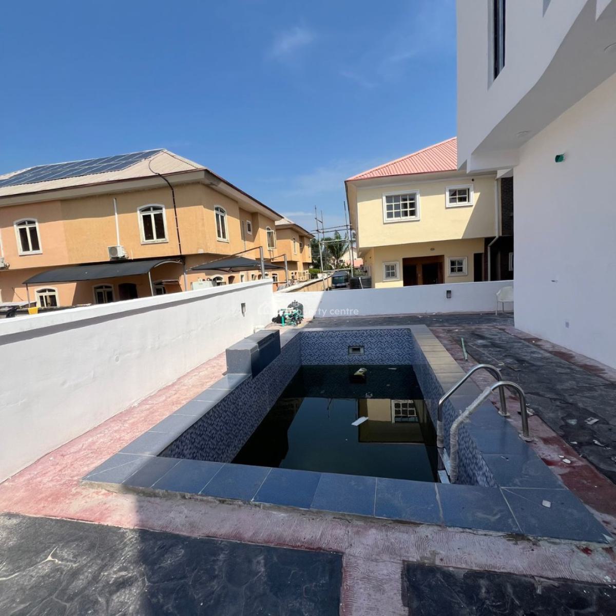 Brand New 4 Bedroom Detached Duplex with Pool, Sangotedo, Ajah, Lagos, Detached Duplex for Rent