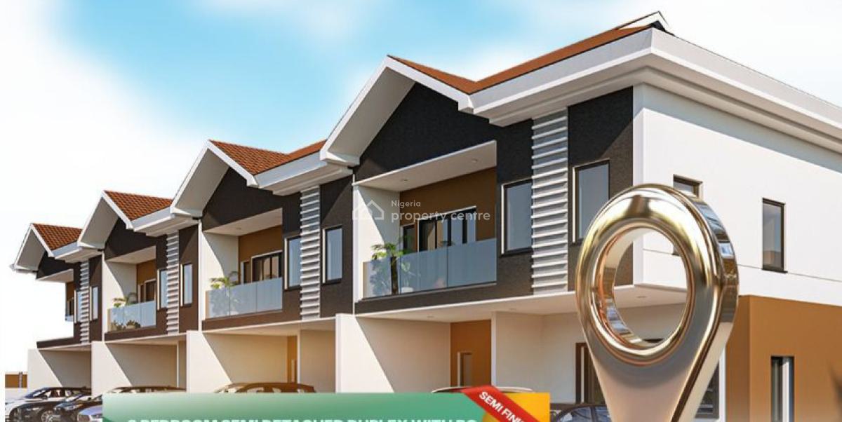 Luxury 3 Bedroom Duplex with Bq in a Beautiful Location, Off Lekk Epe Express Way, Bogije, Ibeju Lekki, Lagos, Semi-detached Duplex for Sale