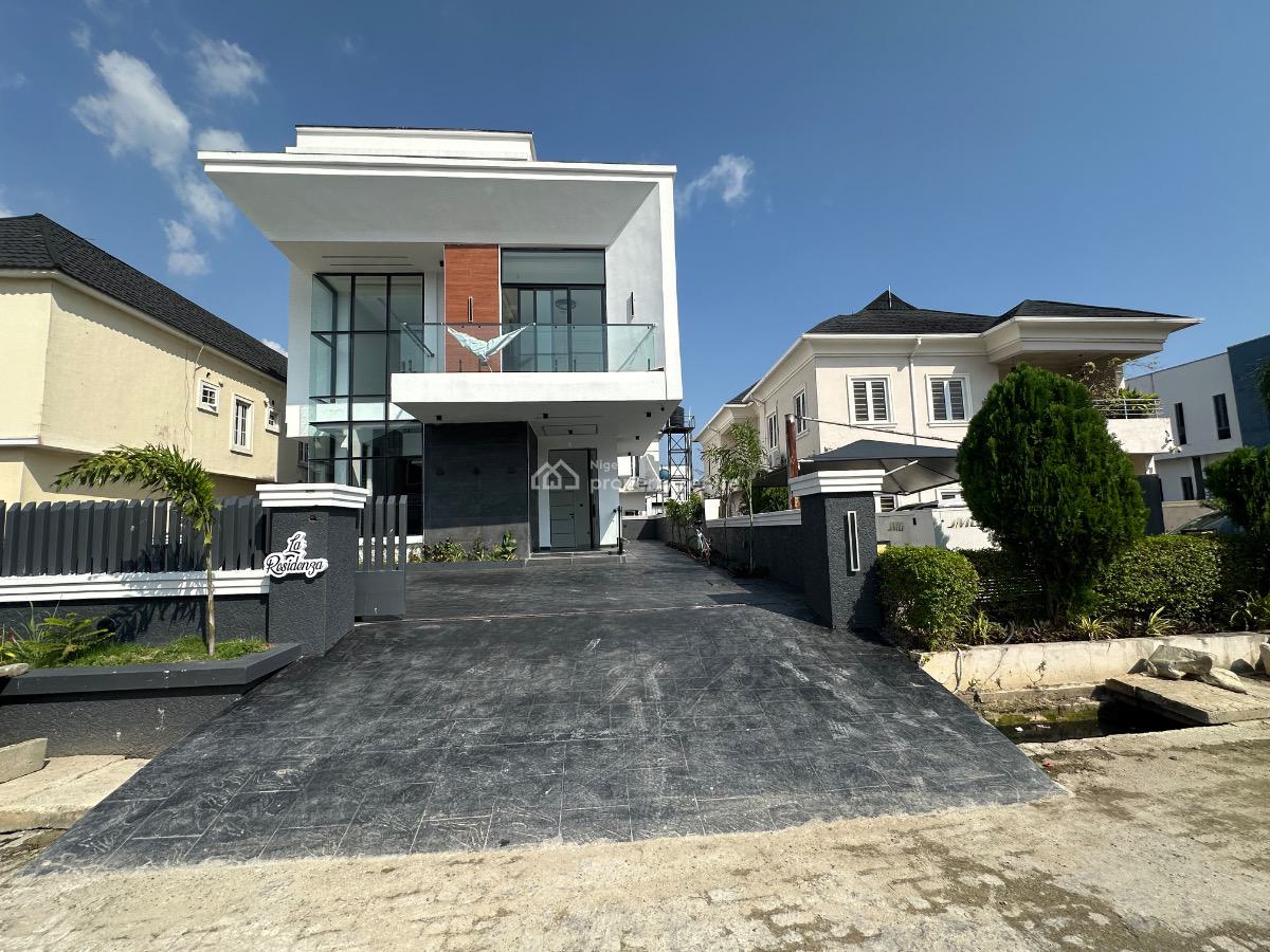 Stunning 5 Bedroom Detached Duplex with a Swimming Pool, Cinema & Bq, Megamound Estate, Lekki, Lagos, Detached Duplex for Sale