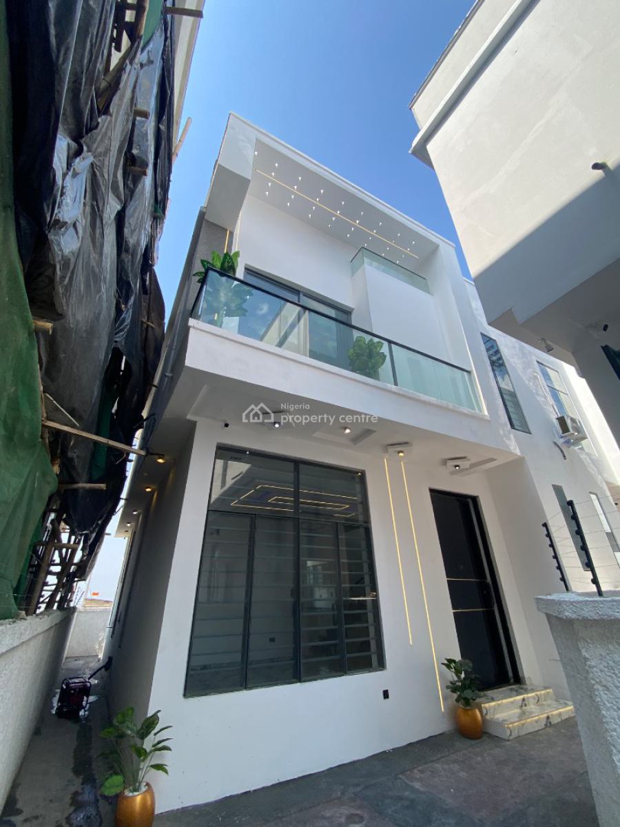 Fully Furnished Luxury 4 Bedroom Duplex with Bq, Lekki Palm City Estate, Ajah, Lagos, Semi-detached Duplex for Sale