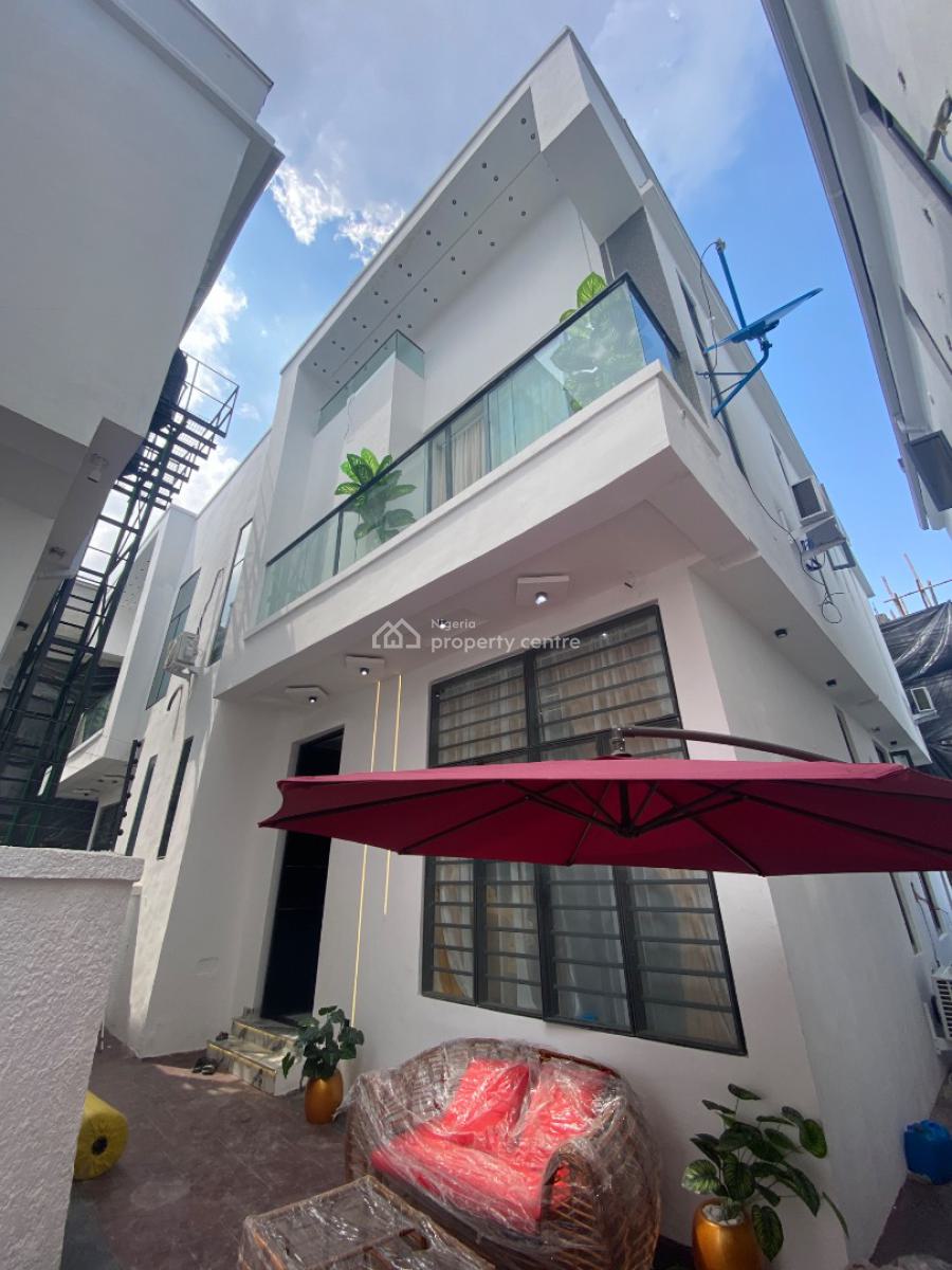 Fully Furnished Luxury 4 Bedroom Duplex with Bq, Lekki Palm City Estate, Ajah, Lagos, Semi-detached Duplex for Sale