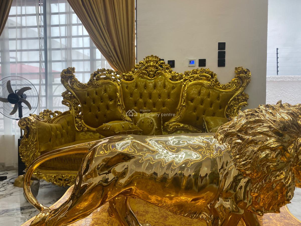 Fully Furnished Luxury 4 Bedroom Duplex with Bq, Lekki Palm City Estate, Ajah, Lagos, Semi-detached Duplex for Sale