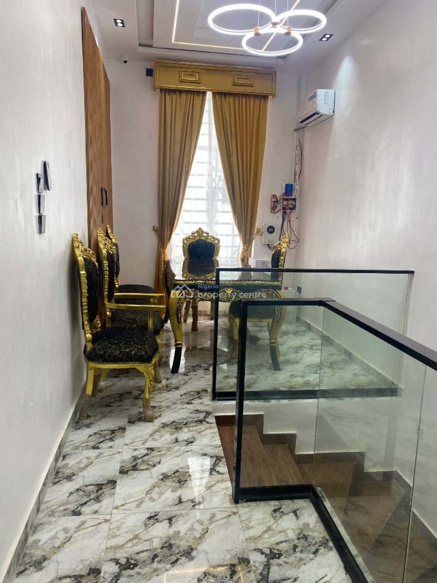 Fully Furnished Luxury 4 Bedroom Duplex with Bq, Lekki Palm City Estate, Ajah, Lagos, Semi-detached Duplex for Sale