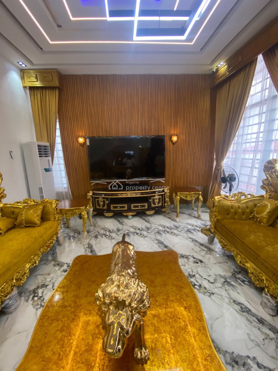 Fully Furnished Luxury 4 Bedroom Duplex with Bq, Lekki Palm City Estate, Ajah, Lagos, Semi-detached Duplex for Sale