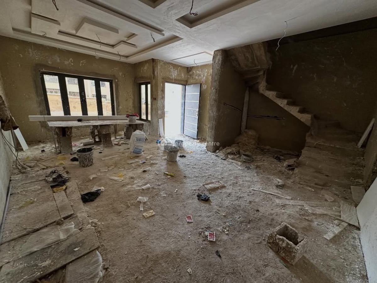 Brand New 4 Bedroom Terrace Duplex 2 Living Rooms + Boys Quarters, Life Camp, Abuja, Terraced Duplex for Sale