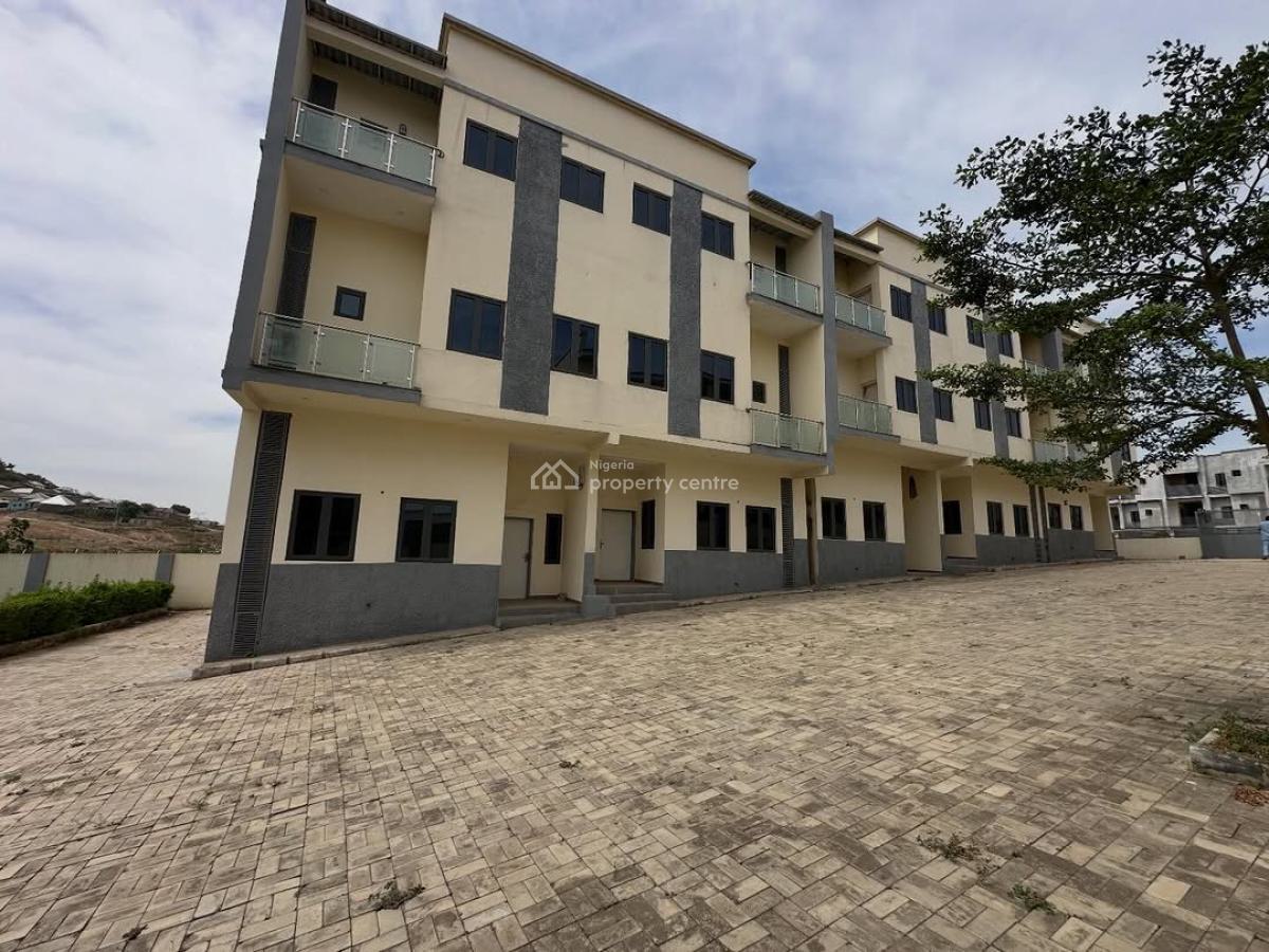 Brand New 4 Bedroom Terrace Duplex 2 Living Rooms + Boys Quarters, Life Camp, Abuja, Terraced Duplex for Sale