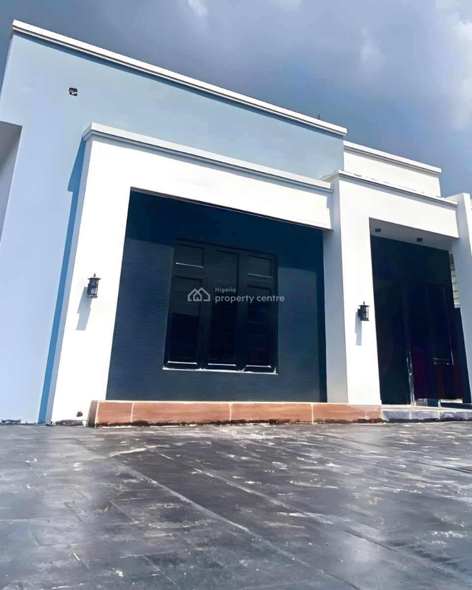 Tear Rubber Contemporary 4 Bedroom Bungalow in an Estate, Omachi Estate, Rumuodomaya, Port Harcourt, Rivers, Detached Duplex for Sale