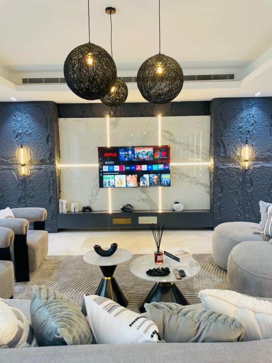 1 Bedroom Apartment with a Private Cinema and Bathub, Lekki Phase 1, Lekki, Lagos, Flat / Apartment Short Let