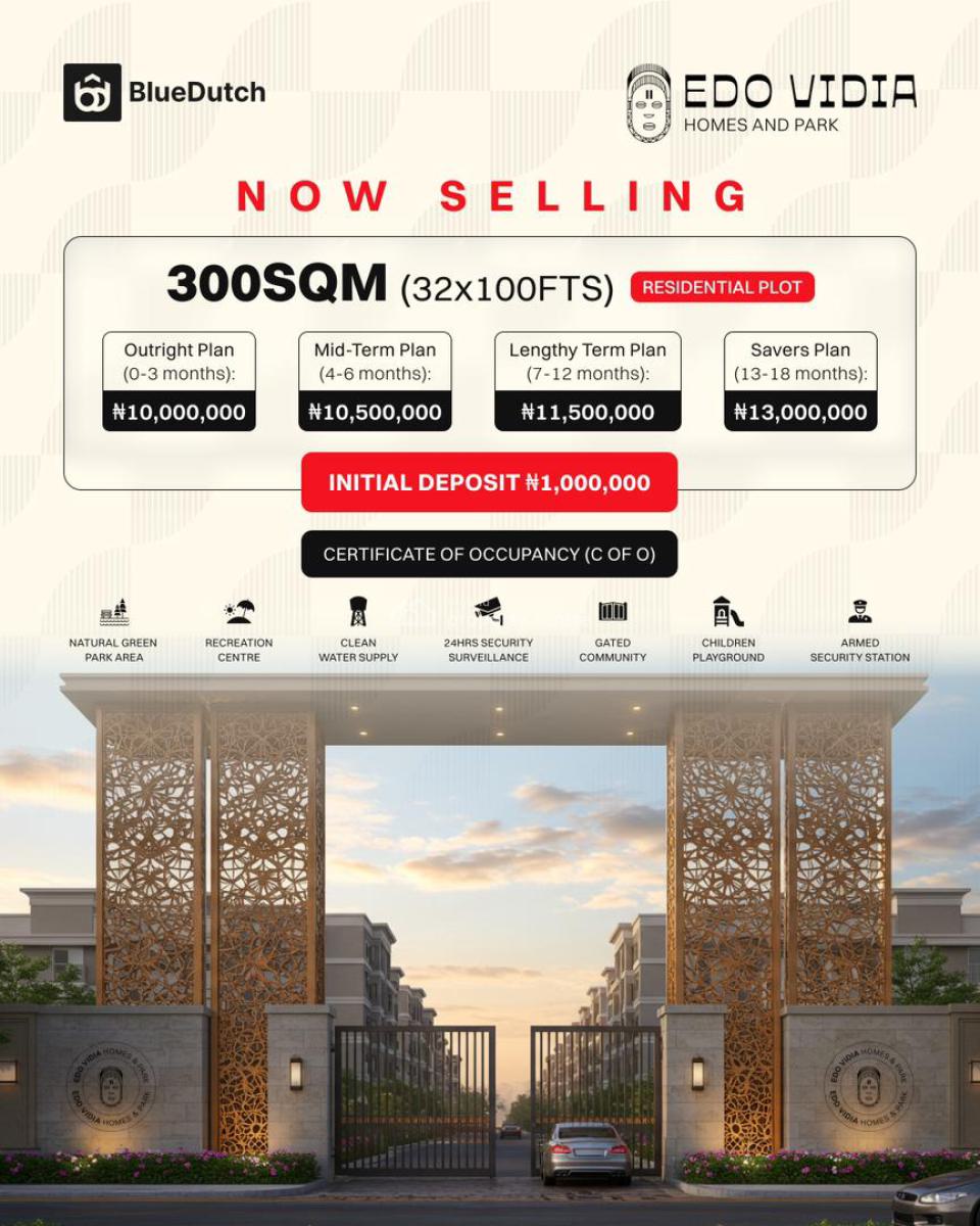 Prime Estate Land, Edo Vidia Estate Imasabor, Sapele Road, Ikpoba Okha, Edo, Residential Land for Sale