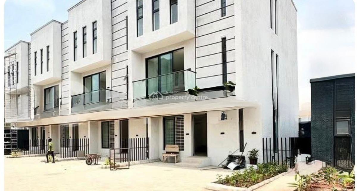 4 Bedroom Terrace Duplex with Governors Consent, New Road, Ilasan, Lekki, Lagos, Terraced Duplex for Sale