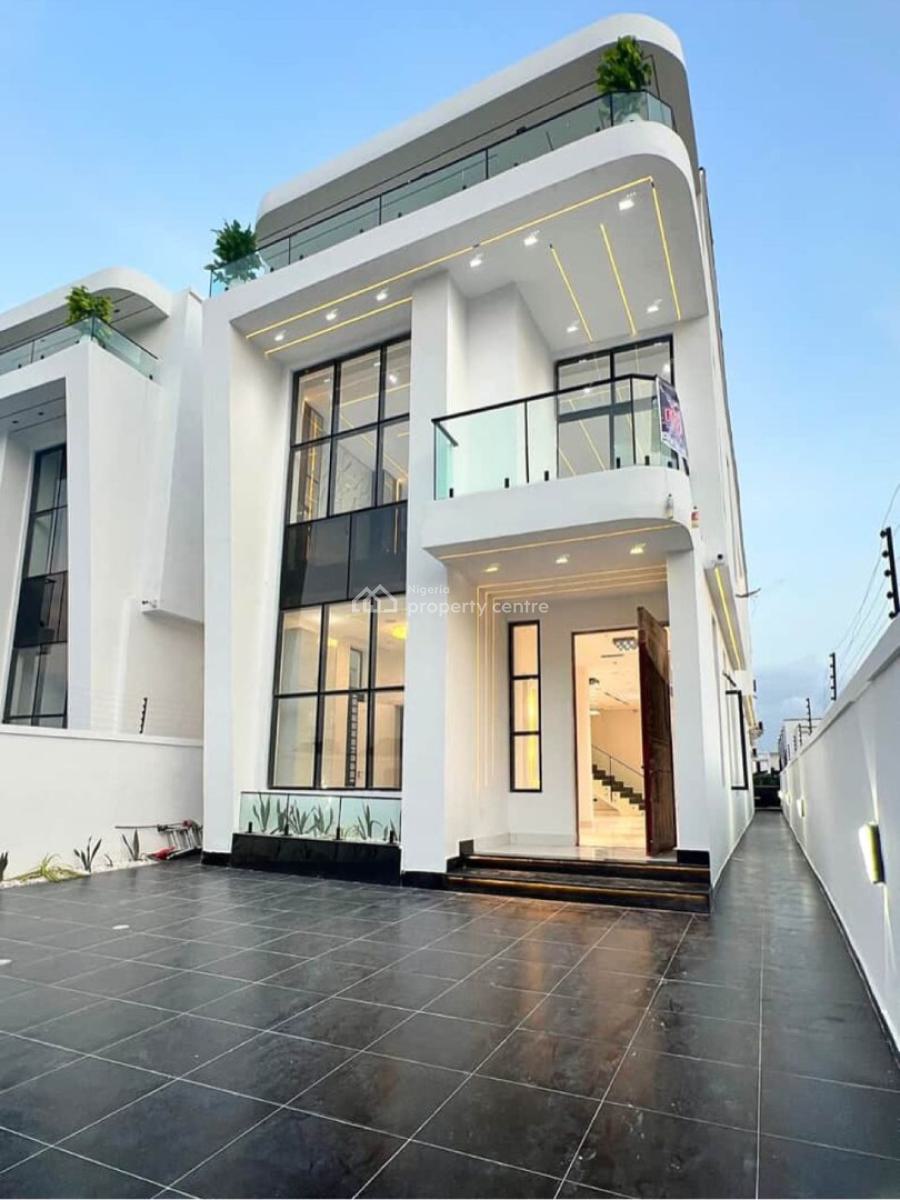 Remarkably Built Luxury 5 Bedroom Smart Home with Swimming Pool and Bq, 2nd Toll Gate, Lekki, Lagos, Detached Duplex for Sale