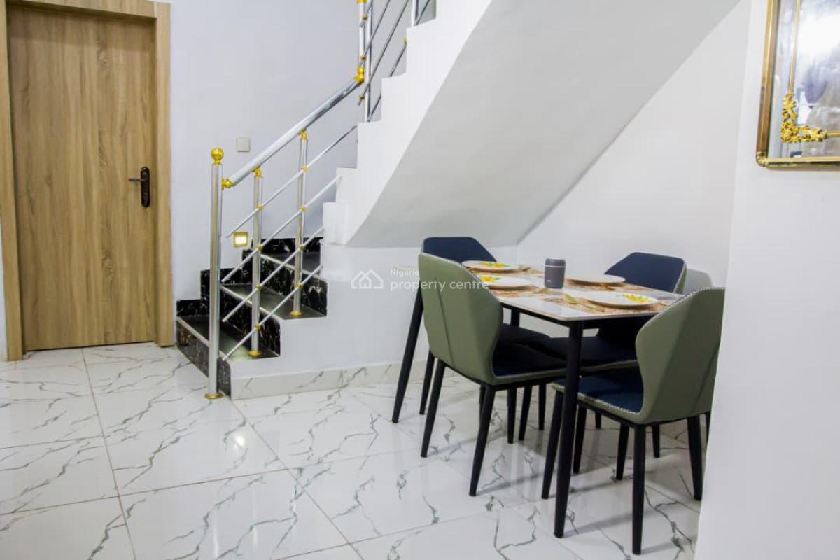 Fully Furnished and Serviced 4bedroom Terrace Duplex in a Secure Estat, Ikota, Lekki, Lagos, Terraced Duplex for Rent