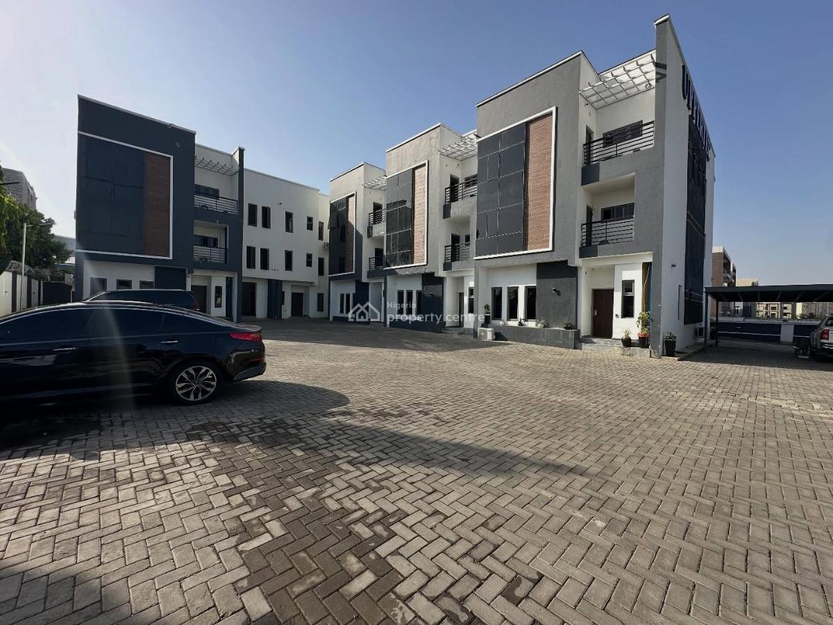 Affordable 4 Bedroom Terrace Duplex with Bq, Wuye, Abuja, Terraced Duplex for Sale